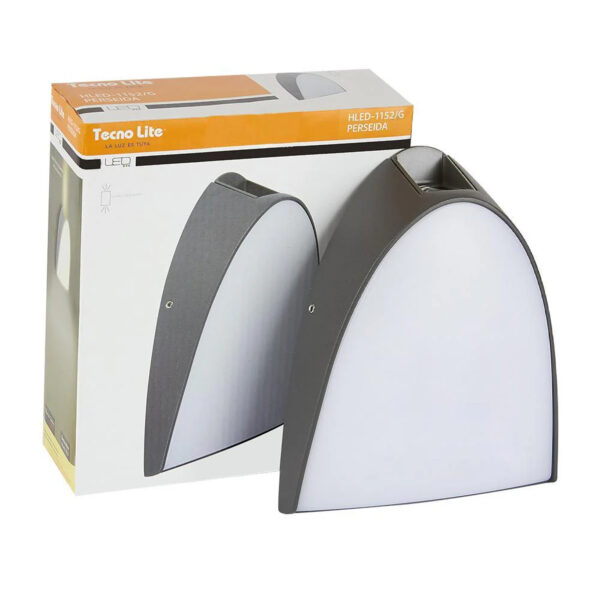 LUMINARIO DE EXTERIOR MURO LED 16W 3000K 600LM - Imagen 3