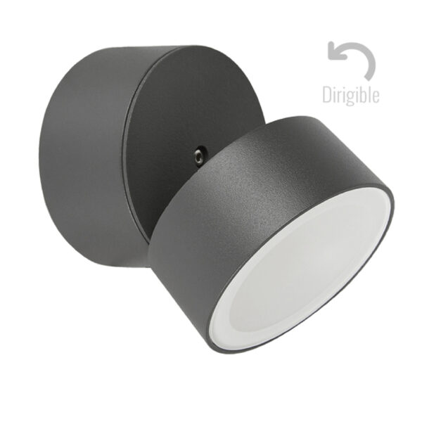 LUMINARIA LED 10W 100-240V 3000K GRIS