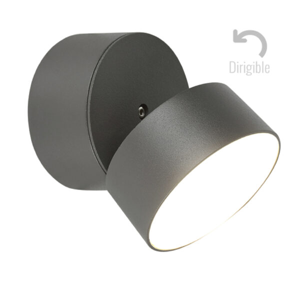 LUMINARIA LED 10W 100-240V 3000K GRIS - Imagen 3
