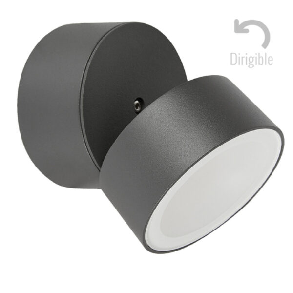 EXTERIOR MUROS LED 10W 3000K GRIS