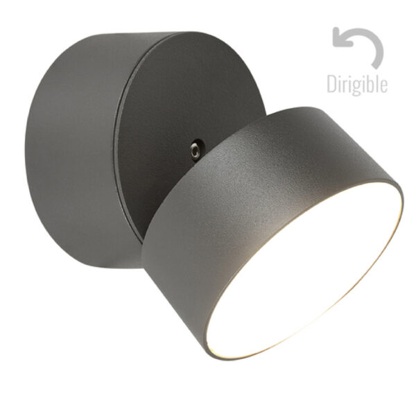 EXTERIOR MUROS LED 10W 3000K GRIS - Imagen 3
