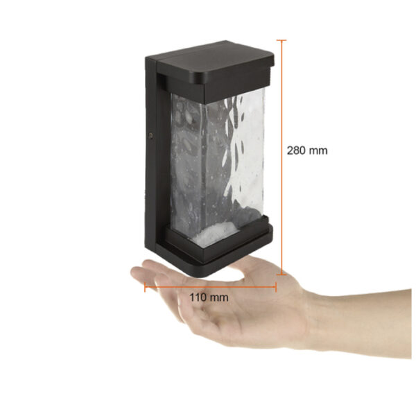 LUMINARIA DE PARED LED 16W 100-127V  3000K NEGRA - Imagen 4