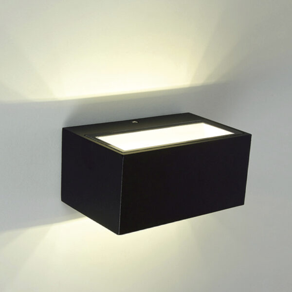 LUMINARIA PARED 9W 100-240V 4000K NEGRA - Imagen 3