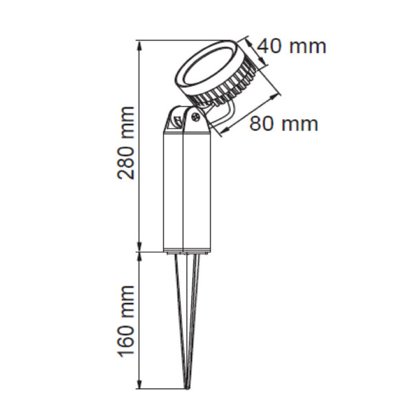 |Reflector Led 6w 3000k Aluminio/ Gris HLED-77 - Imagen 2