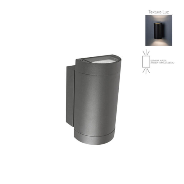 LUMINARIA LED 14.5 W 100-240 V GRIS
