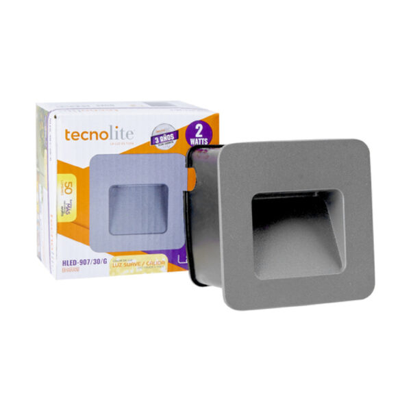 EMPOTRADO LED 2W 100-127V GRIS 3000K