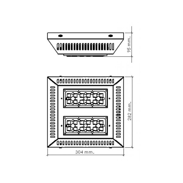 |LOWBAY 90W 5000K 127-277V GRAFT - Imagen 2