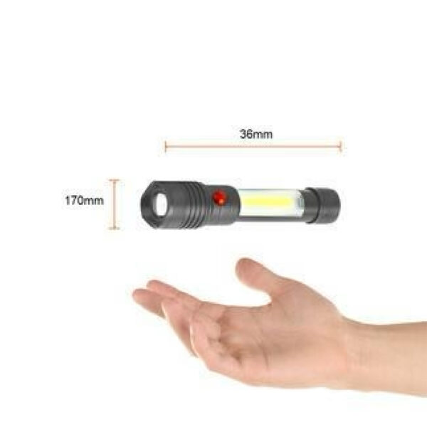 LINTERNA EXTERIOR 5W ZOOM AJUSTABLE LUZ DE DIA - Imagen 2