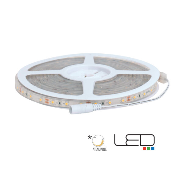 |Tira flexible de LED 3528 SMD 12v IP68 Rojo