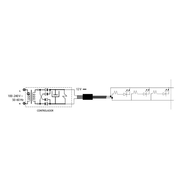 |Tira flexible de LED 3528 SMD 12v IP68 Rojo - Imagen 2