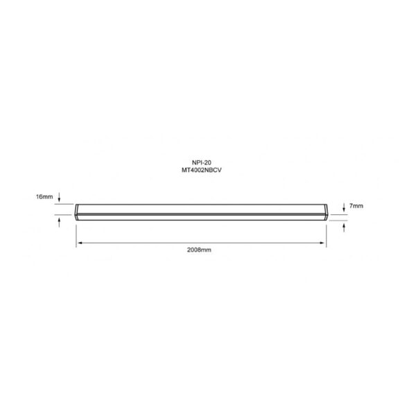 |Luminario de Aluminio 24 W Atenuable 0-10V Sobreponer - Imagen 3