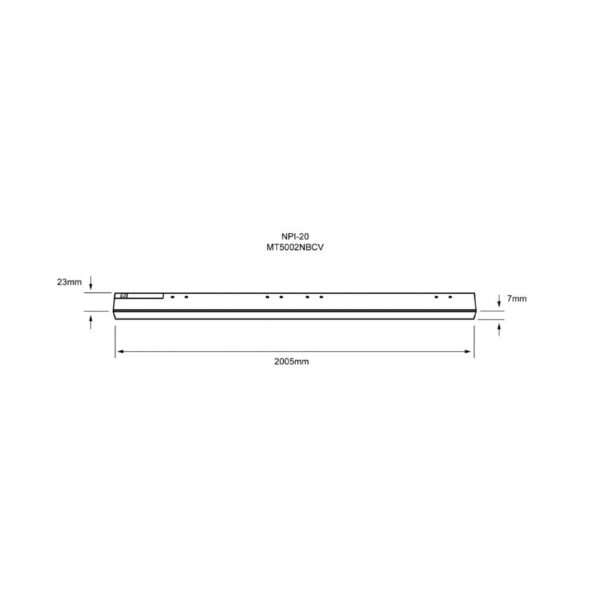 |Luminario de Aluminio para sobreponer en riel 24W - Imagen 3