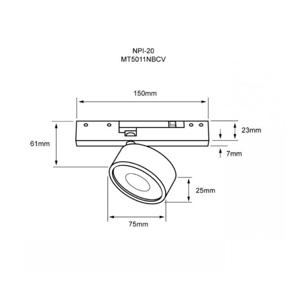 |INT LED SP 7W 42VCD 416LM 4000K N - Imagen 2