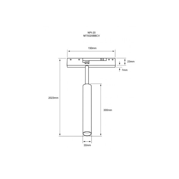|Luminario Colgante en Riel 7W - Imagen 2