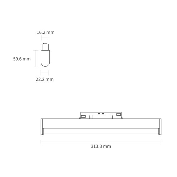 INTLED 10W 48V 1200LM 30KIRC90, 30°NGR - Imagen 4