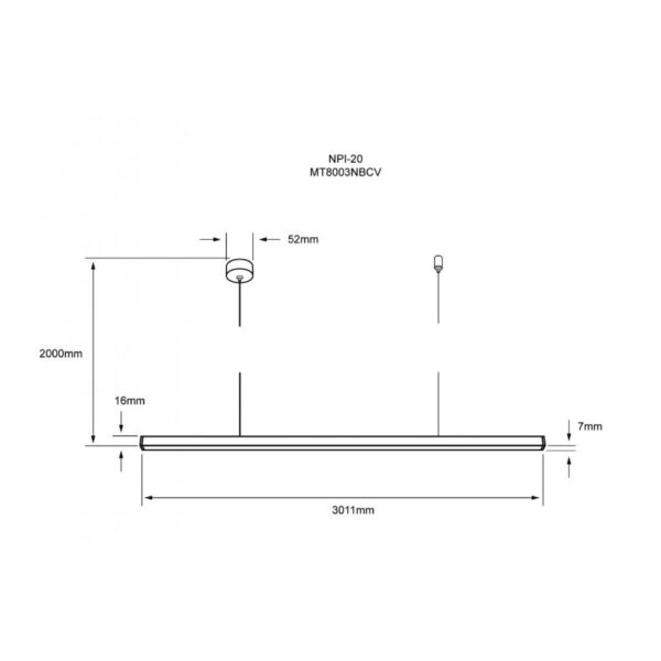 |INTERIOR 36W 42VCD 1440 LM3000K NEGRO - Imagen 2
