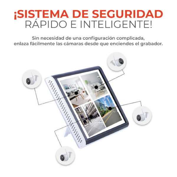 SISTEMA MONITOREO WIFI INTERIOR/EXTERIOR ONLOOKER-AUDIO 2 VIAS, VIDEO HD 3MP, IP65- BCO - Imagen 2