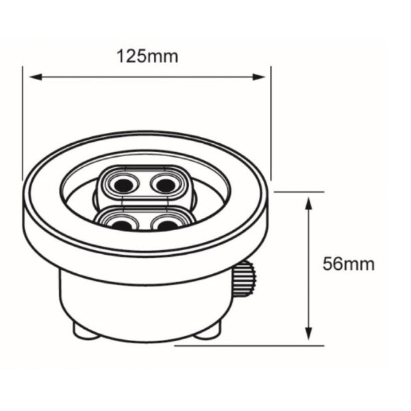 |EXTERIOR LED 10W100-277V603LM 3000K - Imagen 2