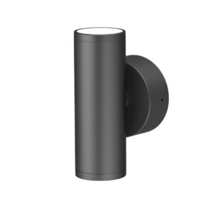 LAMPARA EXTERIOR DE MURO LED SOMBRAS 10W, 127V-220V, 850LM, 4000K NGRO