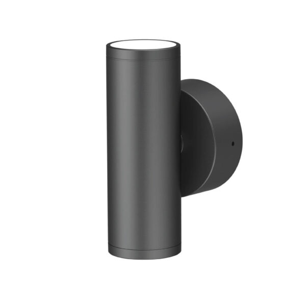 LAMPARA EXTERIOR DE MURO LED SOMBRAS 10W, 127V-220V, 850LM, 4000K NGRO
