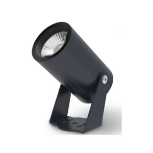 EXT SP 9W 100-277V 485LM 3000K NEGRO