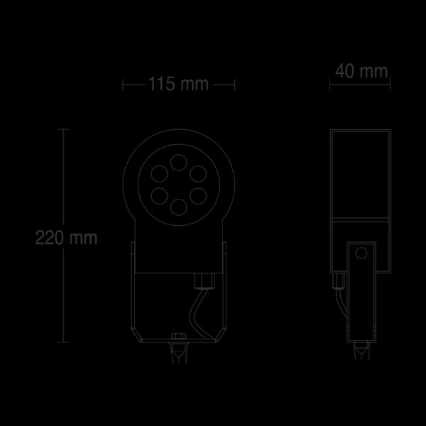 |Sobreponer 6 Leds Ambar OU7051A - Imagen 2