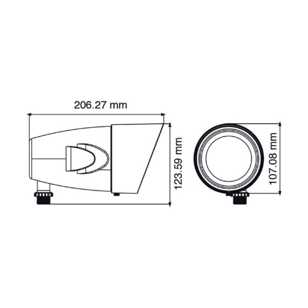 |PROYECTORES LED 12W 3000K 127-277V GRAFT - Imagen 2