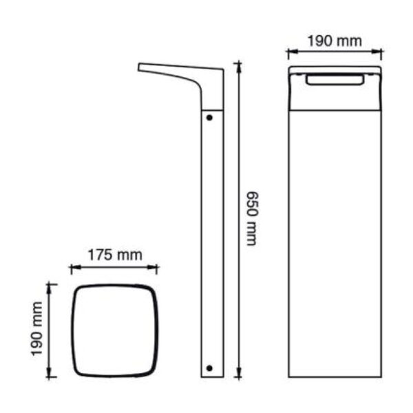 |Luminario de sobreponer 12W 2700K - Imagen 2