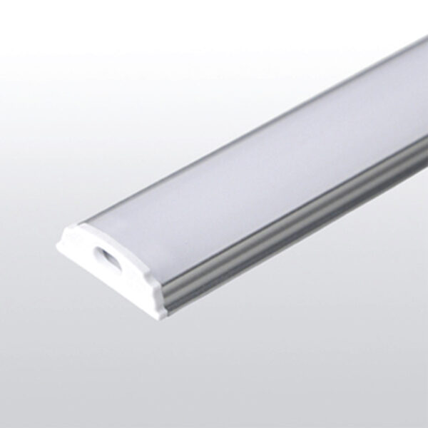 PERFIL LINEAL DE ALUMINIO FLEXIBLE EN COLOR ALUMINIO