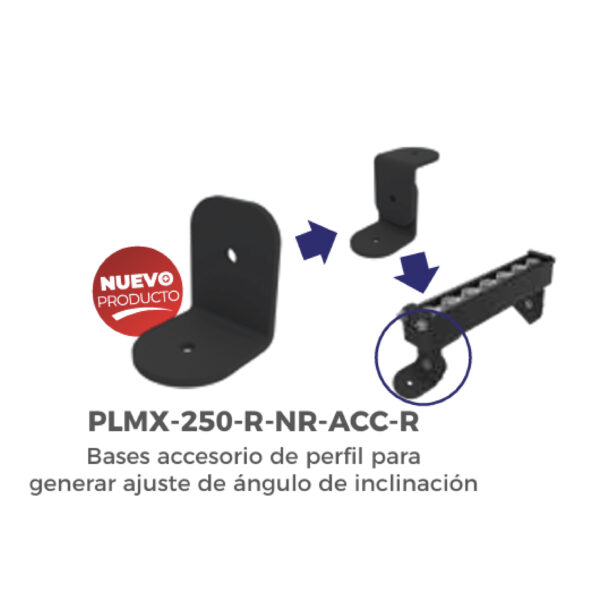 BASES ACCESORIO DE PERFIL PARA GENERAR AJUSTE DE ÁNGULO DE INCLINACIÓN