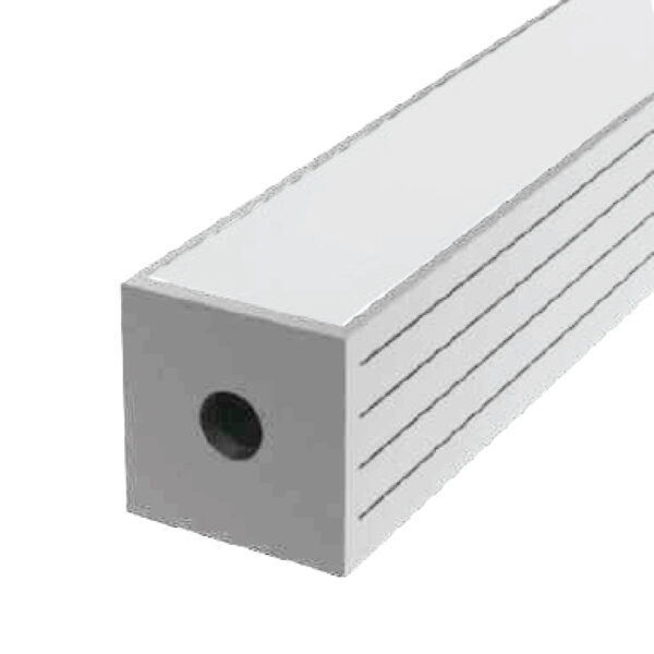 KIT DE PERFIL LINEAL PARA SOBREPONER EN COLOR ALUMINIO