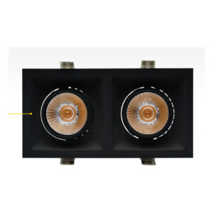 LED EMPOTRARGALA PRO ATENUABLE 0-10V, 42W, 100-277 V, 2800LM, 4000K, NGRO