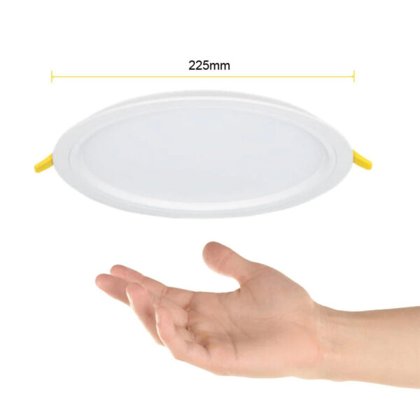 LUMINARIO LED 25W 3000K 127-220V BCO - Imagen 2