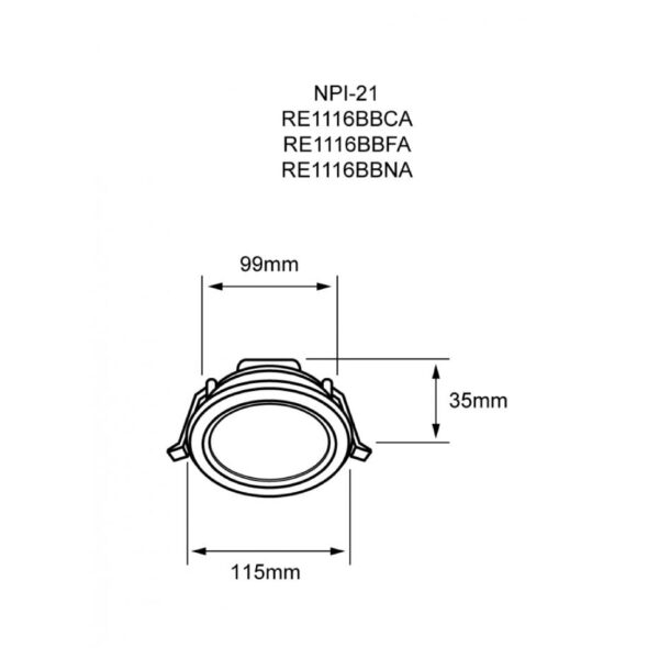 |LITEPAD R 6W 120¿ 3000K 127-277V BCO - Imagen 2
