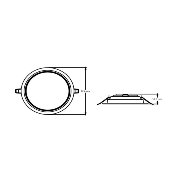|LITEPAD R 10W 120¿ 6000K 127-277V BCO - Imagen 2