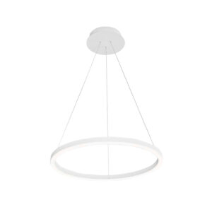 |Luminario LOOP suspendida de aluminio 127-220 38w Blanca