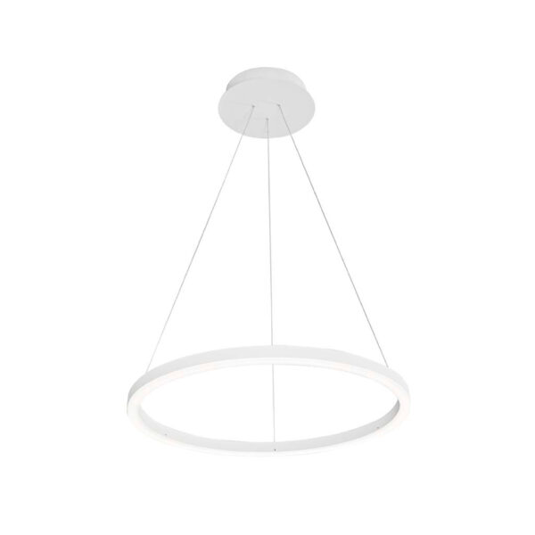 |Luminario LOOP suspendida de aluminio 127-220 38w Blanca