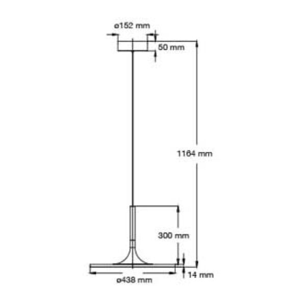 |DISE„O FLAT LED 34W CALIDO 127-220V~ BCO - Imagen 2