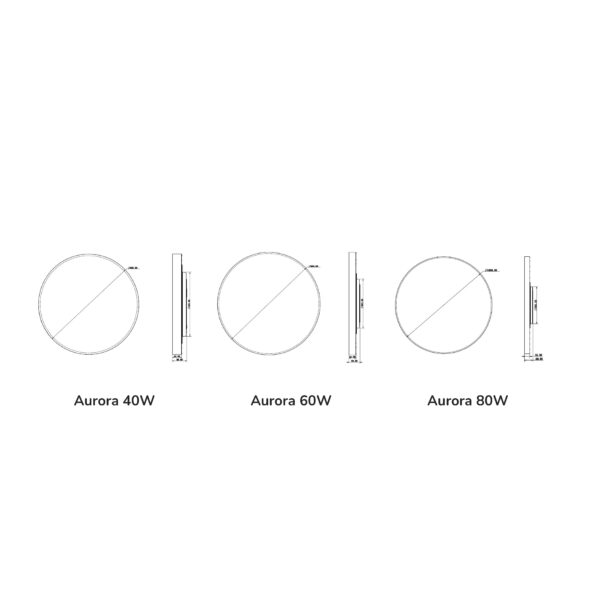 |INT LED SP80W 100-277V 9800LM 3000-5000K N - Imagen 2