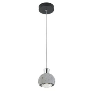|LAMP-COLG. LEDPASCUA PENSIL I 8W, 127V, 450LM, 3000K CEMENTO NGR