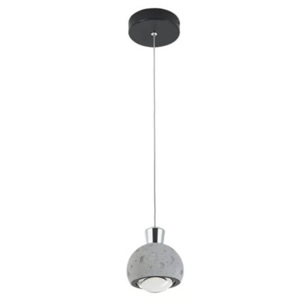 |LAMP-COLG. LEDPASCUA PENSIL I 8W, 127V, 450LM, 3000K CEMENTO NGR - Imagen 2