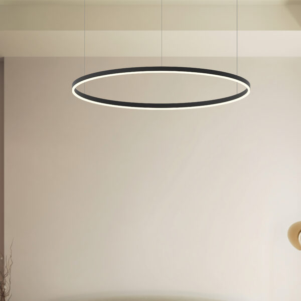 |LAMP-COLG. LED MARTINICA PENSIL 150 105W, 127V, 3600LM, 3000K NGRO - Imagen 3