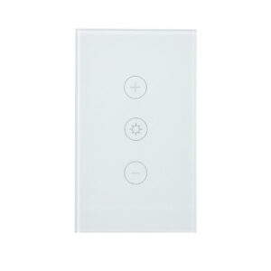 |INTERRUPTOR DE LUZ INTELIGENTE CREATOR IV, 3 BOTONES TÁCTILES, WI-FI, BCO