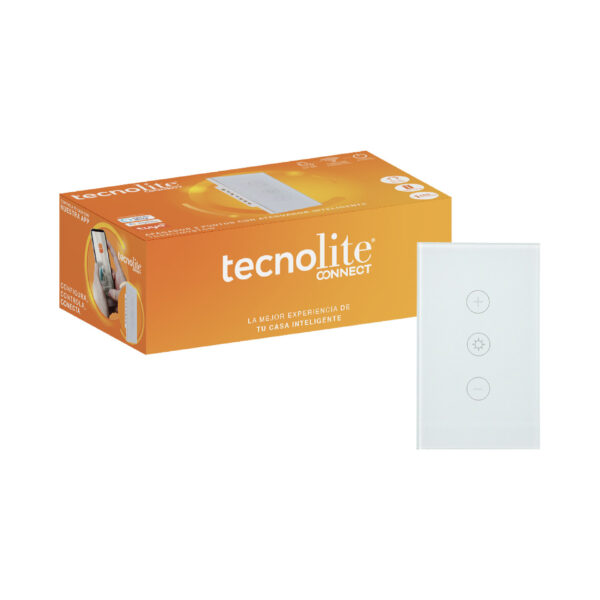 |INTERRUPTOR DE LUZ INTELIGENTE CREATOR IV, 3 BOTONES TÁCTILES, WI-FI, BCO - Imagen 2