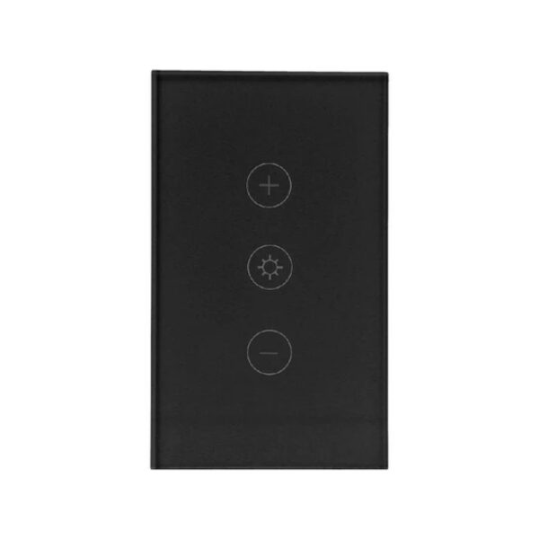 |INTERRUPTOR DE LUZ INTELIGENTE CREATOR IV, 3 BOTONES TÁCTILES, WI-FI, NGRO - Imagen 2