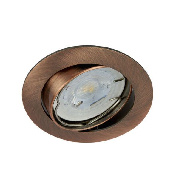 LUMINARIA COLGANTE NEGRO/COBRE 1X60W ZAFRA - Imagen 4