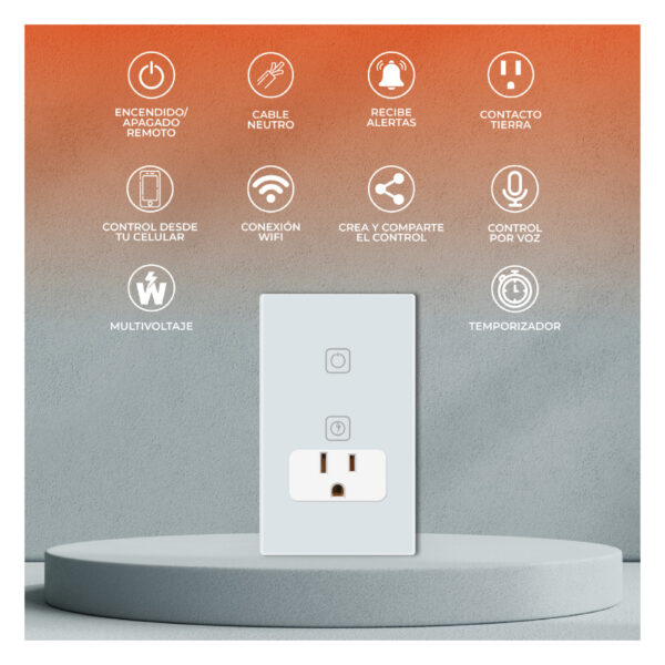 |DISPOSITIVO DE INTERIOR INTERRUPTOR 200W max.BCO - Imagen 4