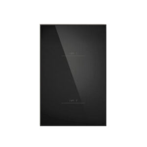 |INTERRUPTOR CON DOS BOTONES NEGRO CON NEUTRO