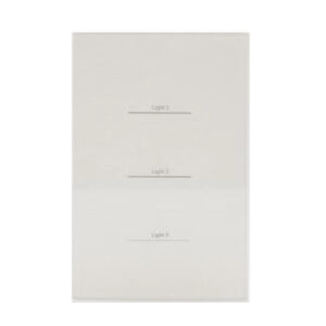 |INTERRUPTOR CON TRES BOTONES BCO