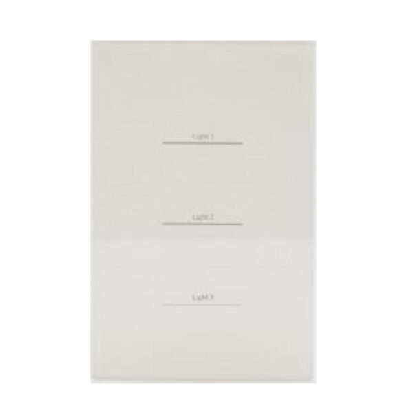 |INTERRUPTOR CON TRES BOTONES BCO